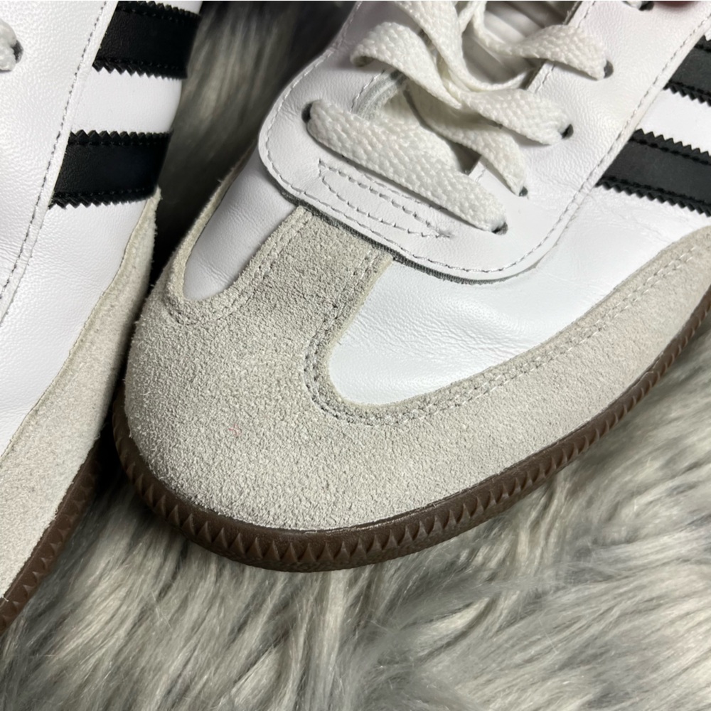 Adidas classic samba indoor soccer shoes white size 10.5 - Picture 11 of 16